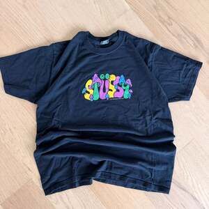 Stüssy Mushroom Logo Graphic Short Sleeve T-Shirt